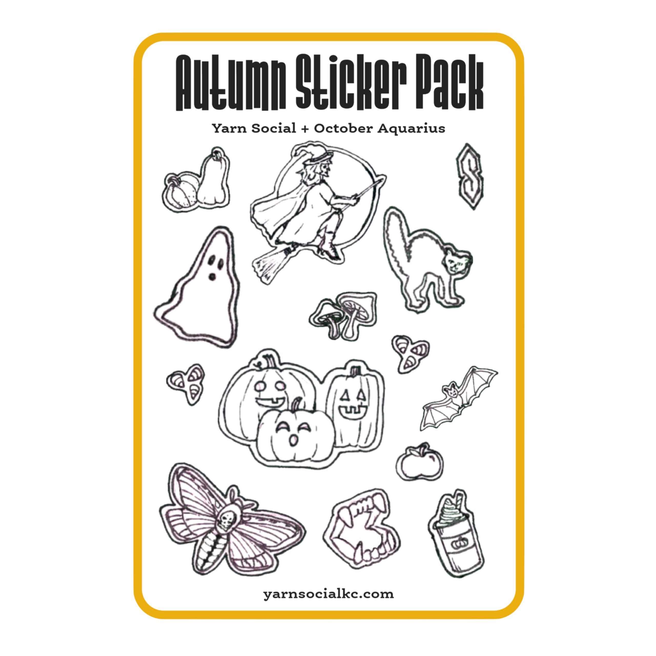 Autumn Sticker Packs | Yarn Social